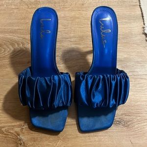 Lulus Royal Blue Satin Pumps